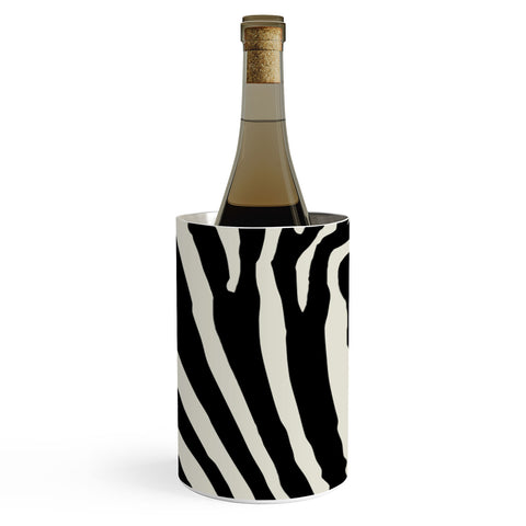 Natalie Baca Zebra Stripes Wine Chiller