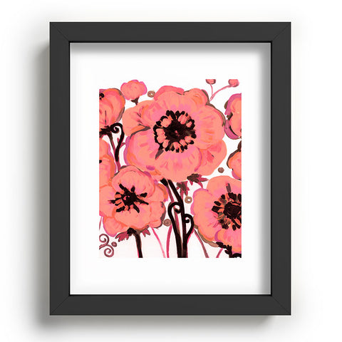 Natasha Wescoat Anemone Pink Recessed Framing Rectangle