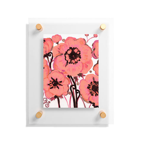 Natasha Wescoat Anemone Pink Floating Acrylic Print