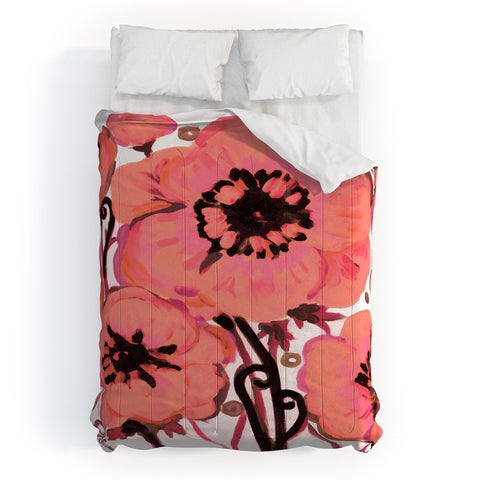 Natasha Wescoat Anemone Pink Comforter
