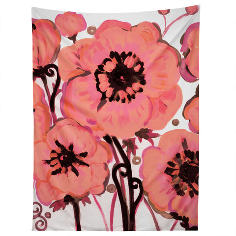 Natasha Wescoat Anemone Pink Tapestry