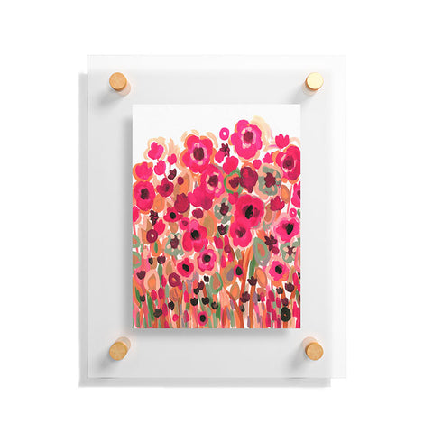 Natasha Wescoat Brightly Blooming Floating Acrylic Print