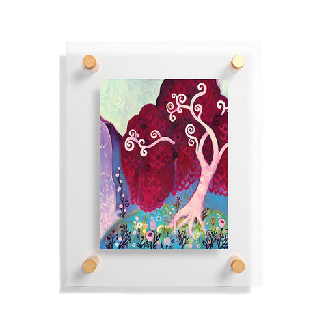 Natasha Wescoat Crimson King Falls Floating Acrylic Print