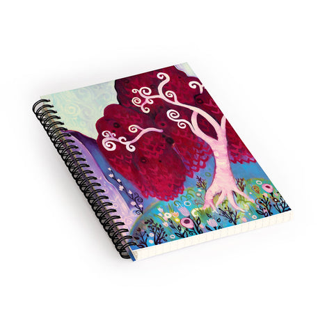 Natasha Wescoat Crimson King Falls Spiral Notebook