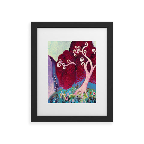 Natasha Wescoat Crimson King Falls Framed Art Print