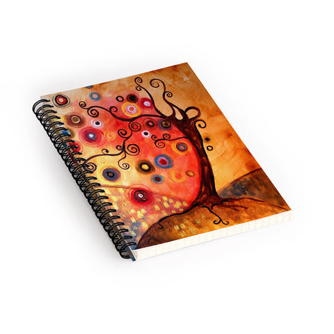 Natasha Wescoat With The Wave Spiral Notebook