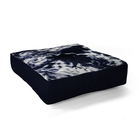 Nature Magick Blue Waves Floor Pillow Square