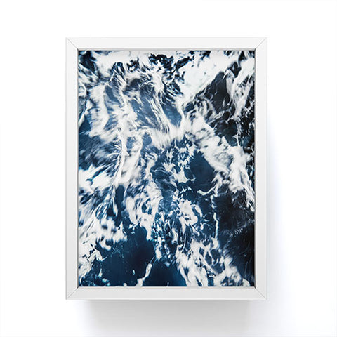 Nature Magick Blue Waves Framed Mini Art Print
