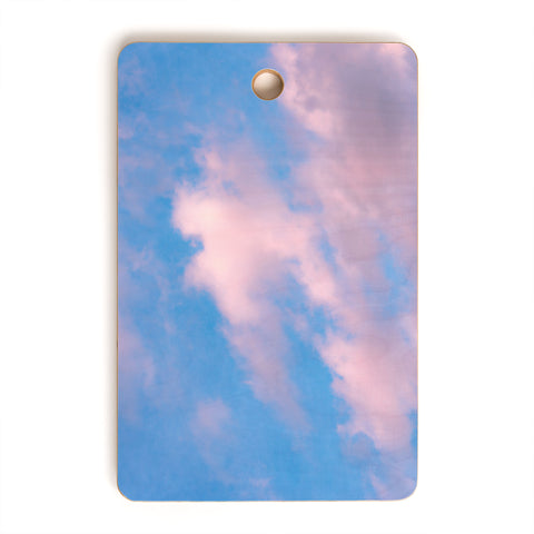 Nature Magick Cotton Candy Clouds Pink Cutting Board Rectangle