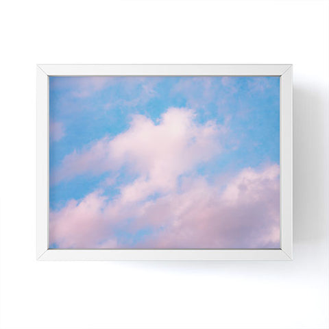 Nature Magick Cotton Candy Clouds Pink Framed Mini Art Print