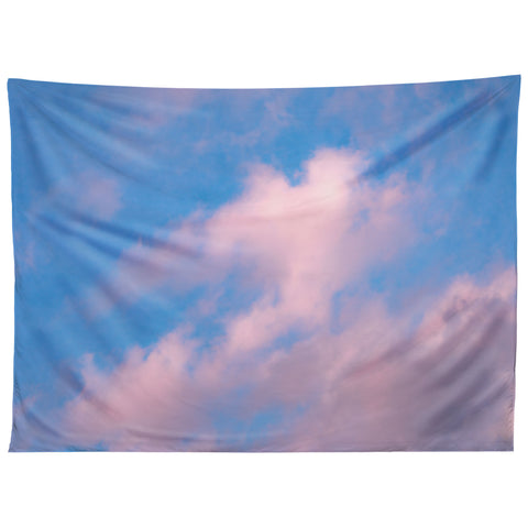 Nature Magick Cotton Candy Clouds Pink Tapestry