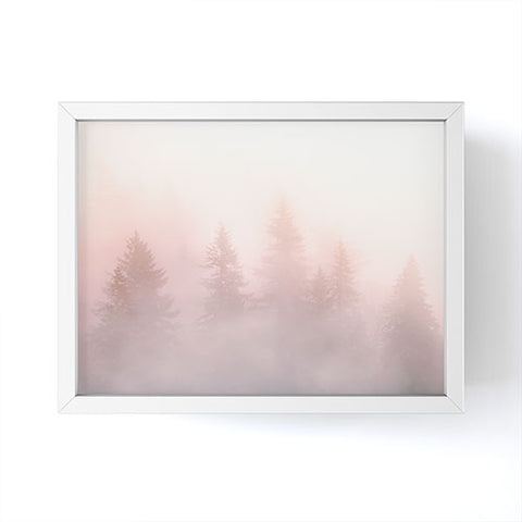 Nature Magick Foggy Trees Forest Adventure Framed Mini Art Print