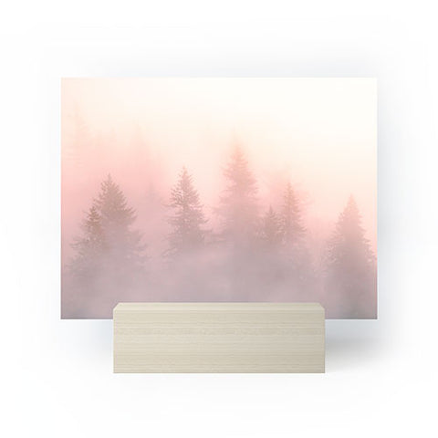 Nature Magick Foggy Trees Forest Adventure Mini Art Print