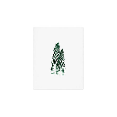 Nature Magick Green Forest Fern Art Print