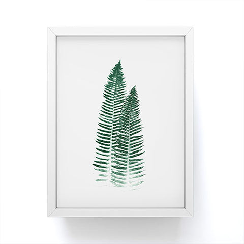 Nature Magick Green Forest Fern Framed Mini Art Print