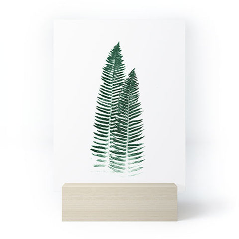 Nature Magick Green Forest Fern Mini Art Print