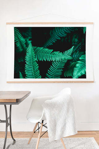 Nature Magick Green Forest Ferns Art Print And Hanger