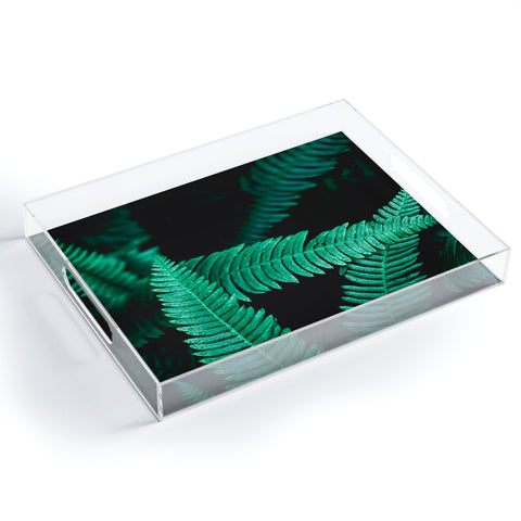Nature Magick Green Forest Ferns Acrylic Tray