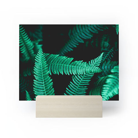 Nature Magick Green Forest Ferns Mini Art Print