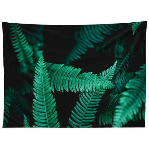 Nature Magick Green Forest Ferns Tapestry