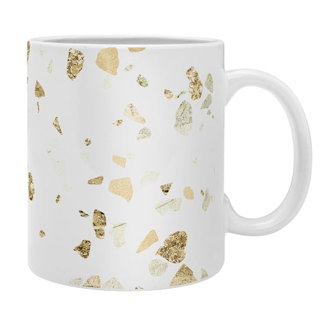 Nature Magick Metallic Gold Terrazzo Sparkle Coffee Mug