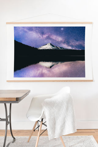 Nature Magick Mount Hood Galaxy Lake Art Print And Hanger