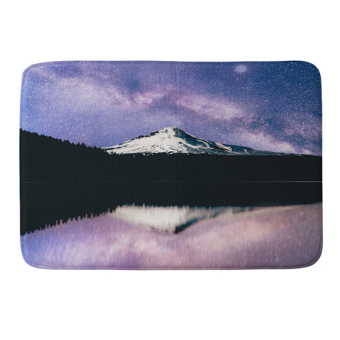 Nature Magick Mount Hood Galaxy Lake Memory Foam Bath Mat