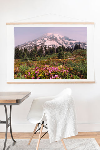 Nature Magick Mount Rainier National Park Art Print And Hanger