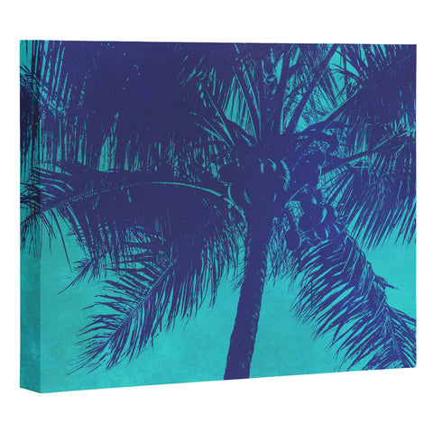 Nature Magick Palm Trees Summer Turquoise Art Canvas