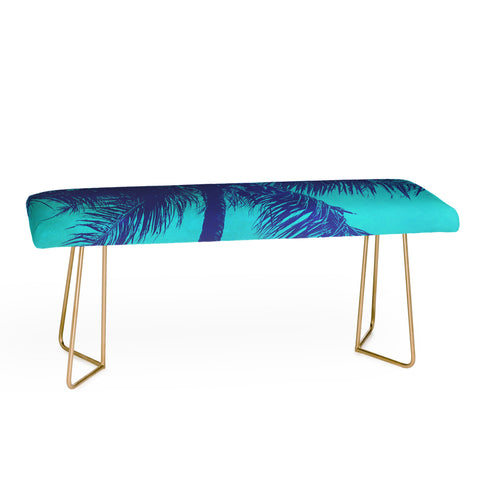 Nature Magick Palm Trees Summer Turquoise Bench