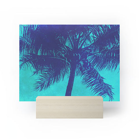 Nature Magick Palm Trees Summer Turquoise Mini Art Print