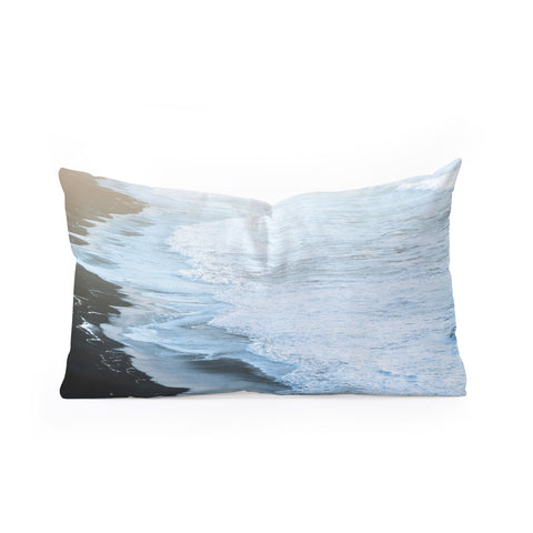 Nature Magick Perfect Ocean Beach Waves Oblong Throw Pillow
