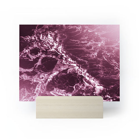 Nature Magick Pink Ocean Waves Mini Art Print