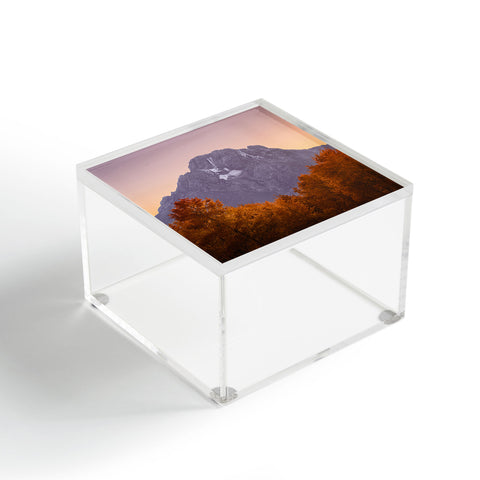 Nature Magick Rocky Mountain Tetons Sunset Acrylic Box