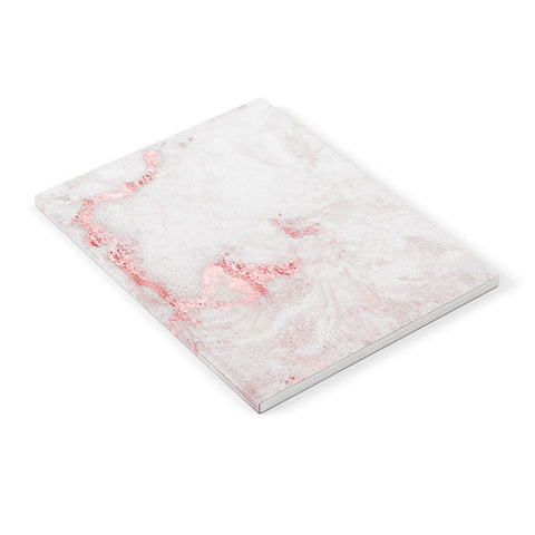 Nature Magick Rose Gold White Marble Notebook