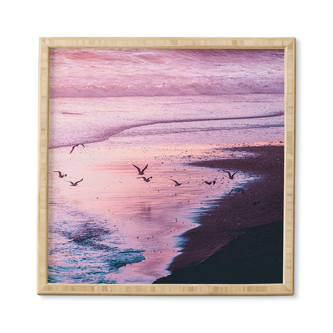 Nature Magick Summer Ocean Sunset Framed Wall Art