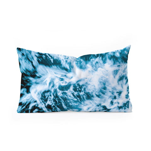 Nature Magick Tropical Waves Oblong Throw Pillow