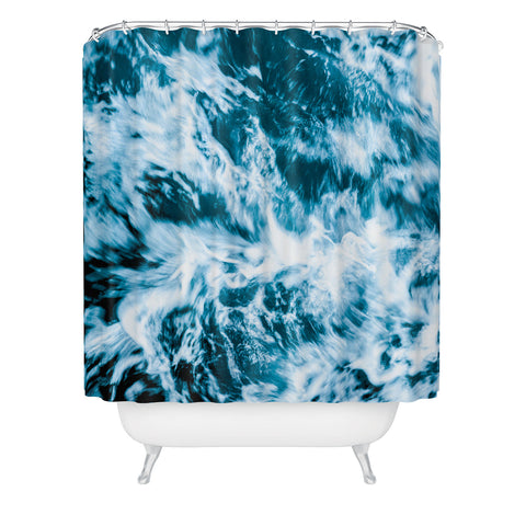 Nature Magick Tropical Waves Shower Curtain
