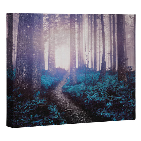 Nature Magick Turquoise Forest Adventure Art Canvas