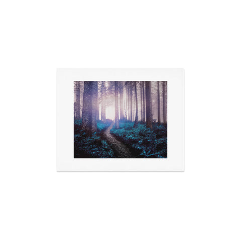 Nature Magick Turquoise Forest Adventure Art Print
