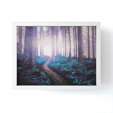 Nature Magick Turquoise Forest Adventure Framed Mini Art Print