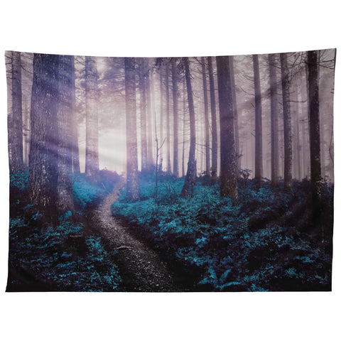 Nature Magick Turquoise Forest Adventure Tapestry