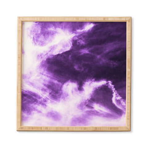 Nature Magick Ultraviolet Abstract Sky Framed Wall Art