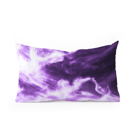 Nature Magick Ultraviolet Abstract Sky Oblong Throw Pillow