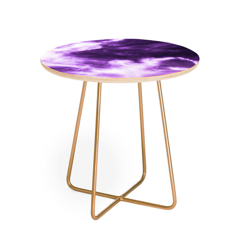 Nature Magick Ultraviolet Abstract Sky Round Side Table