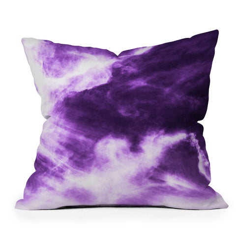 Nature Magick Ultraviolet Abstract Sky Throw Pillow