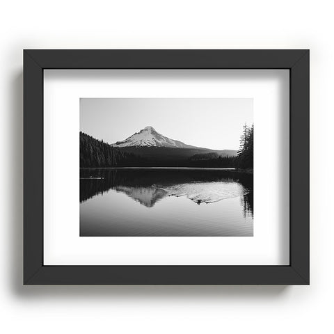 Nature Magick Wild Mountain Sunrise Black and White Recessed Framing Rectangle