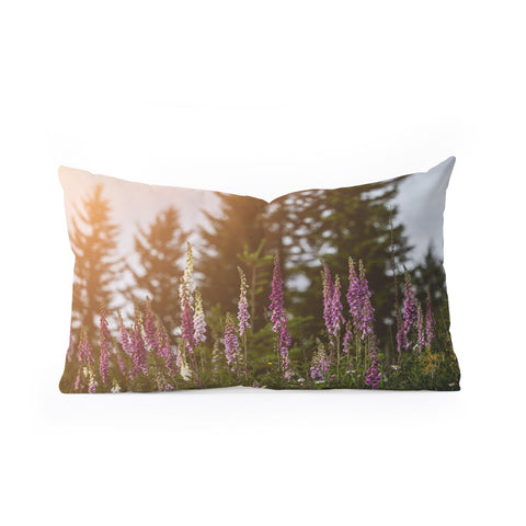 Nature Magick Wildflower Summer Adventure Oblong Throw Pillow