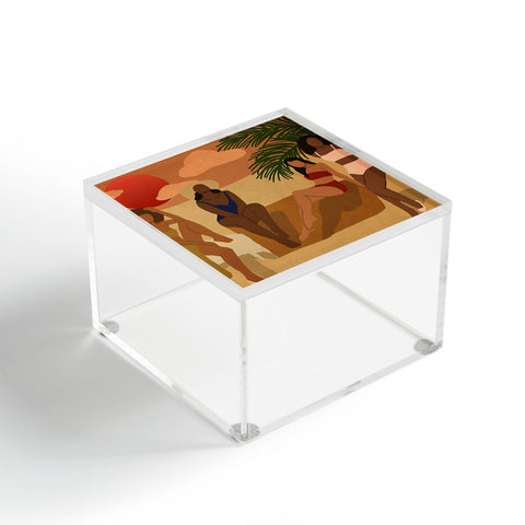 nawaalillustrations Beach I Acrylic Box