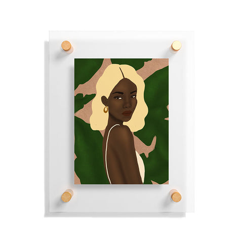 nawaalillustrations blonde I Floating Acrylic Print